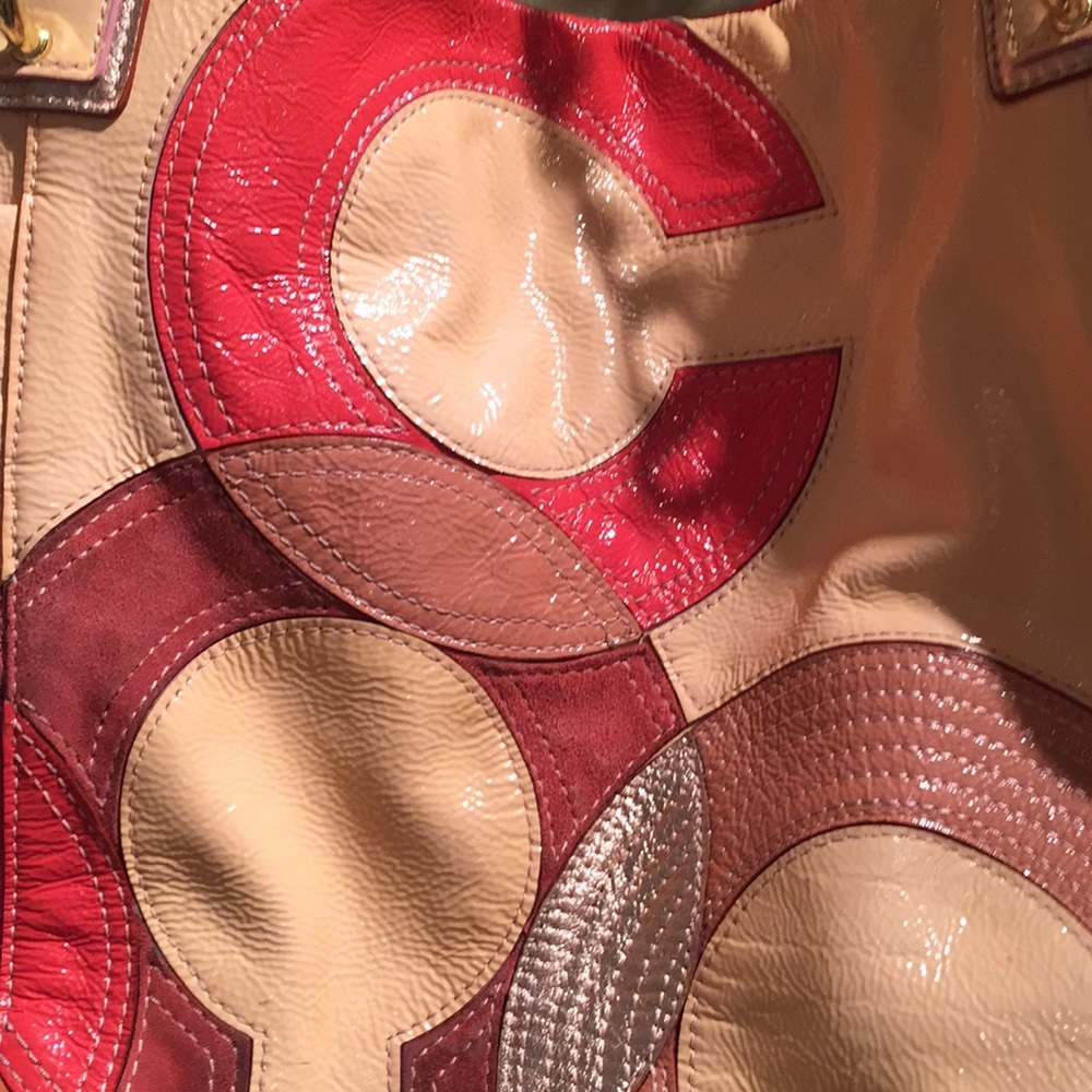 Rare Coach patent leather bag - Picture 3 of 7